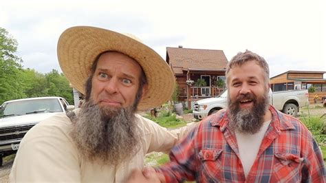 Our names are Doug and Stacy and we live the pioneer lifestyle in the 21st century in an 1800s style log home we built ourselves. . How old are doug and stacy